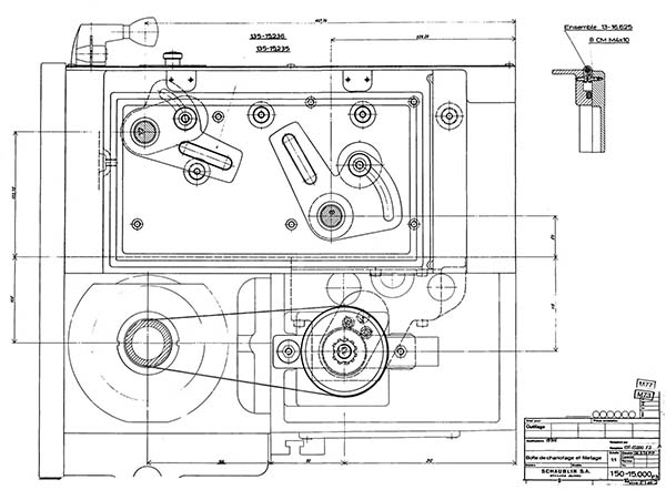 Вихідний вал варіатора токарно-гвинторізного верстата Schaublin 150